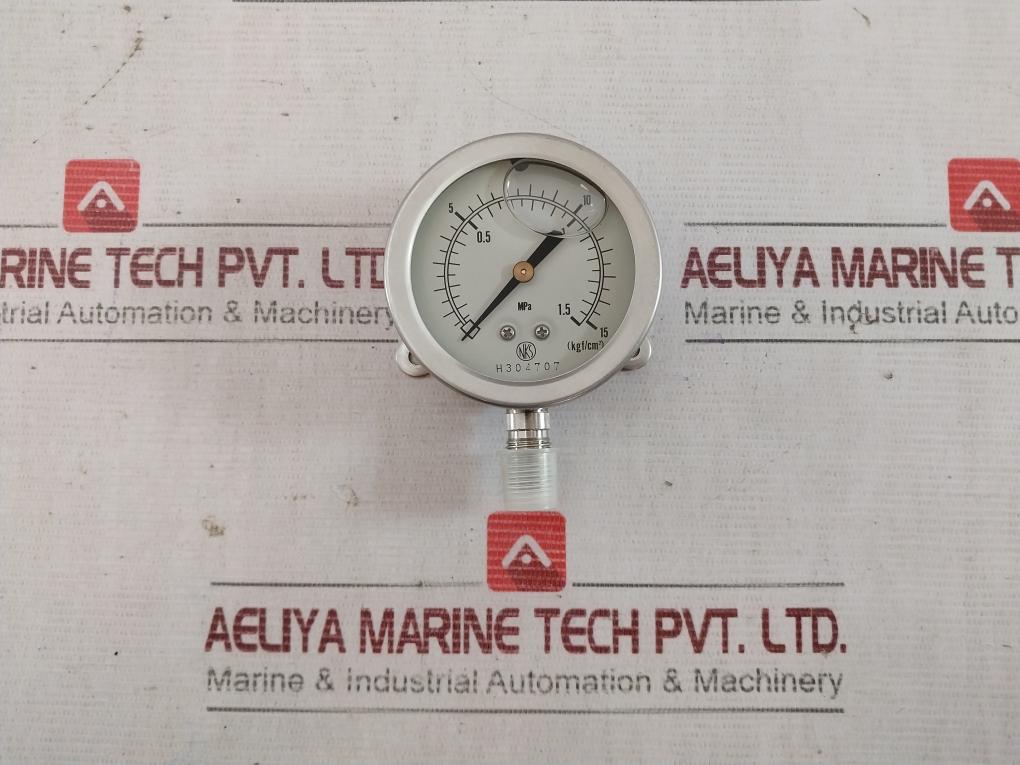 Nagano Keiki Seisakusho H304707 Pressure Sensor Switch Gauge 0-1.5 Mpa