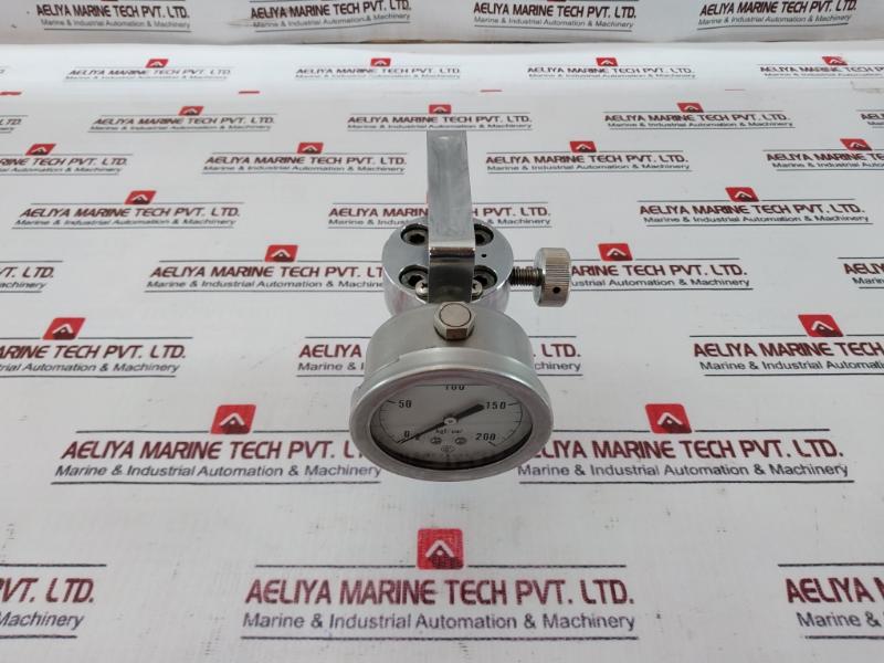 Nagano Keiki Seisakusho MT31 Maximum Pressure Indicator 3024632 0-200 KGF/CM2