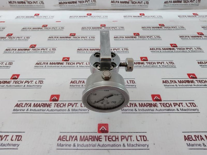 Nagano Keiki Seisakusho MT31 Maximum Pressure Indicator 3024632 0-200 KGF/CM2