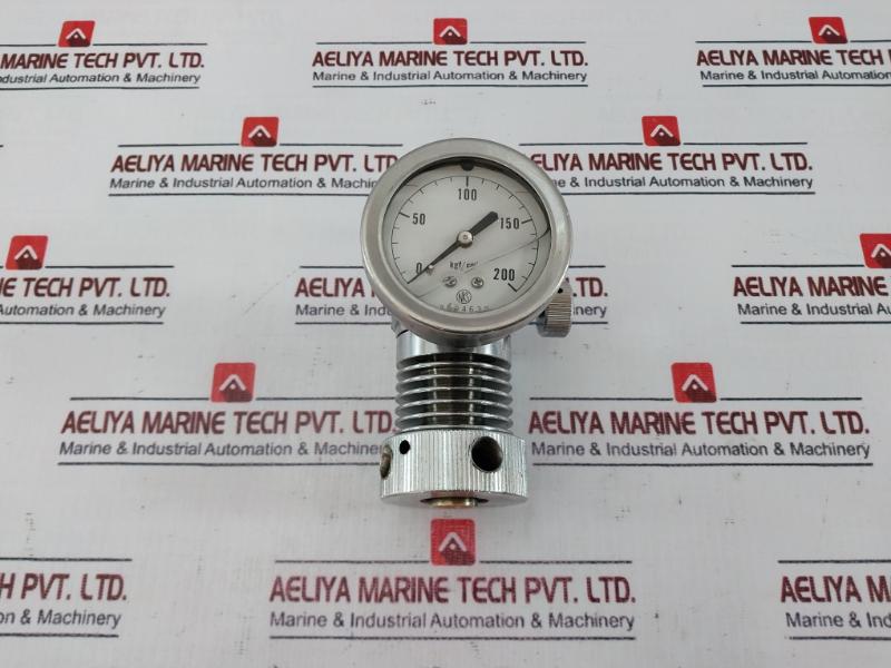 Nagano Keiki Seisakusho MT31 Maximum Pressure Indicator 3024632 0-200 KGF/CM2