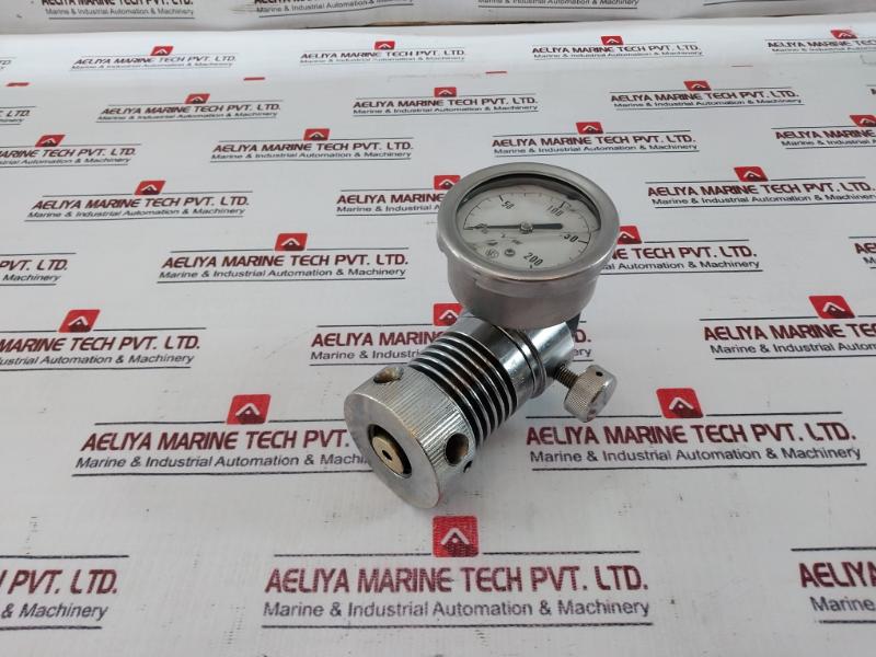 Nagano Keiki Seisakusho MT31 Maximum Pressure Indicator 3024632 0-200 KGF/CM2