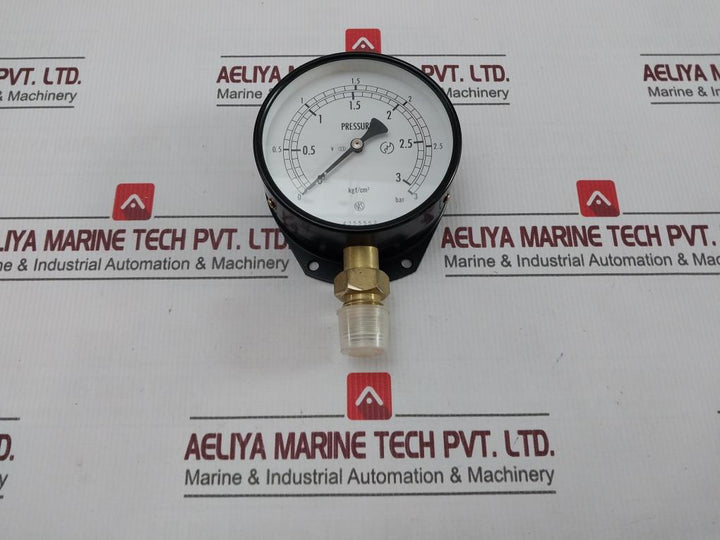 Nagano Keiki Seisakusho 4355552 Pressure Gauge 0-3 Kgf/Cm2,0-3 Bar
