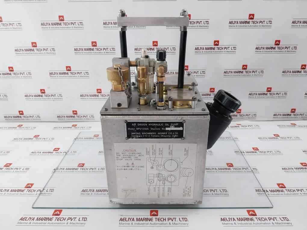 Nagao Machinery 0.1~1.0 Mpa Air Driven Hydraulic Pump Npu1200A