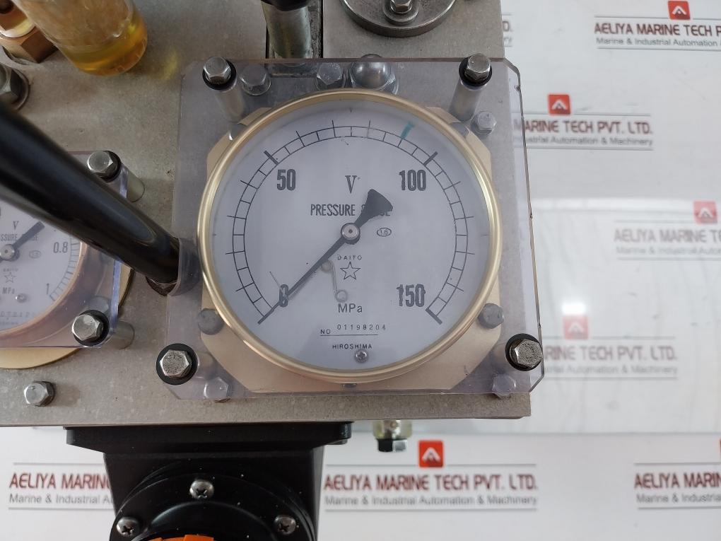 Air Driven Hydraulic Oil Pump 1.0 Mpa Nagao Machinery Npu1200A