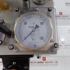Air Driven Hydraulic Oil Pump 1.0 Mpa Nagao Machinery Npu1200A