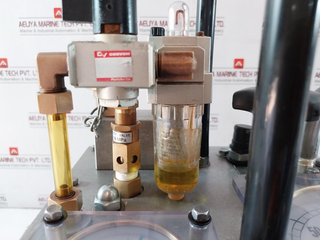 Air Driven Hydraulic Oil Pump 1.0 Mpa Nagao Machinery Npu1200A
