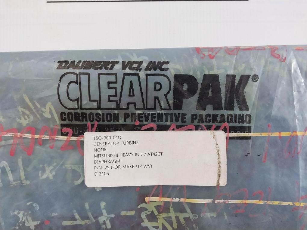 Nakakita 20-40 Orifice Plate Diaphragm O Ring Set For Generator Turbine