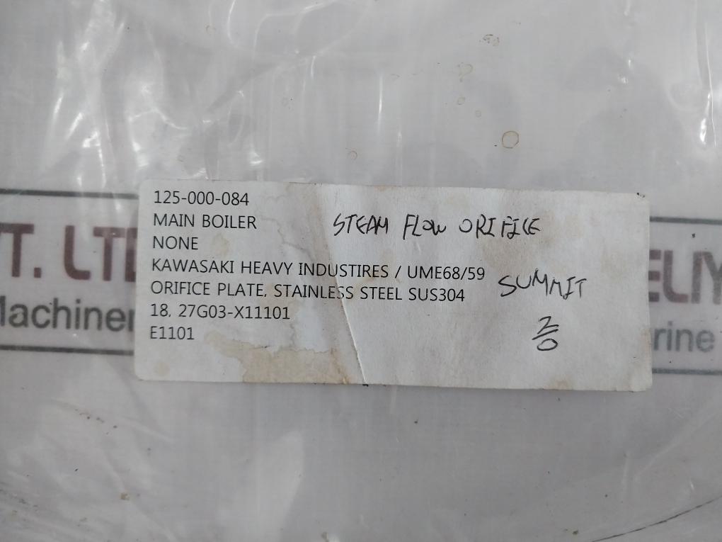 Nakakita 20-40 Orifice Plate Diaphragm O Ring Set For Generator Turbine