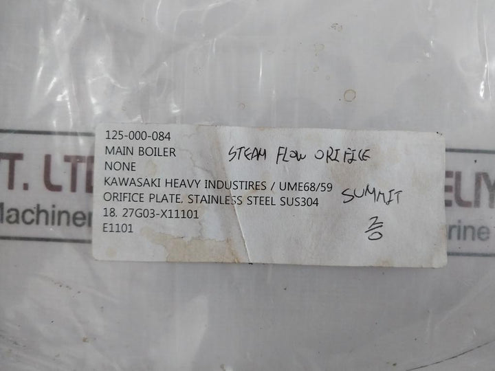 Nakakita 20-40 Orifice Plate Diaphragm O Ring Set For Generator Turbine
