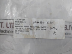 Nakakita 20-40 Orifice Plate Diaphragm O Ring Set For Generator Turbine