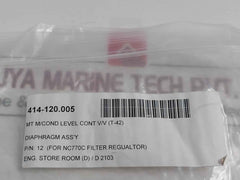 Nakakita 6590M Main Condenser Level Control Valve Gasket &amp; Diaphragm Kit