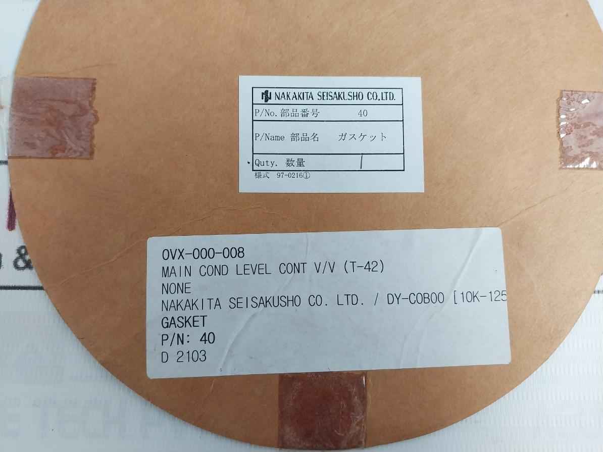 Nakakita 6590M Main Condenser Level Control Valve Gasket & Diaphragm Kit