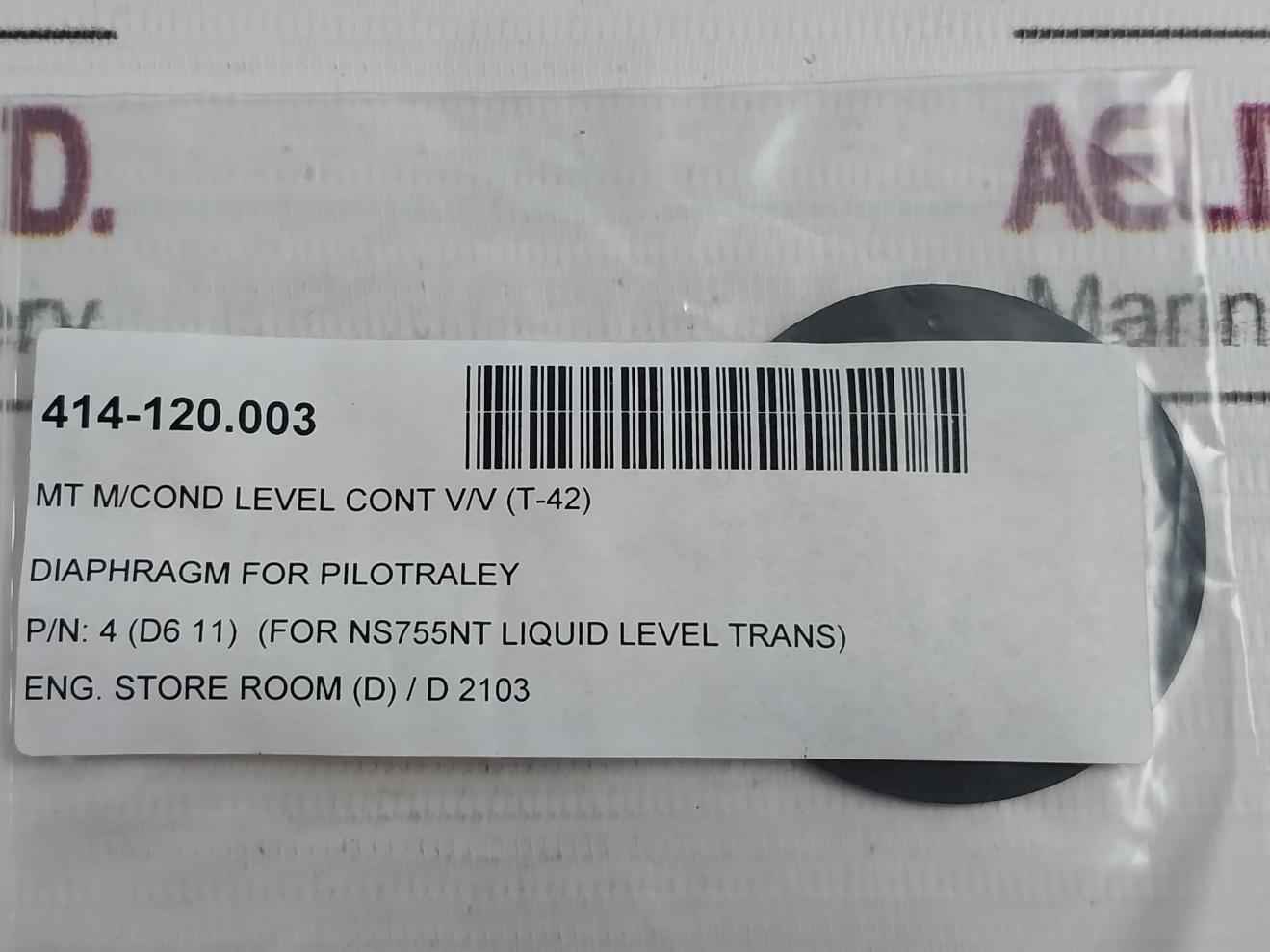 Nakakita 6590M Main Condenser Level Control Valve Gasket & Diaphragm Kit