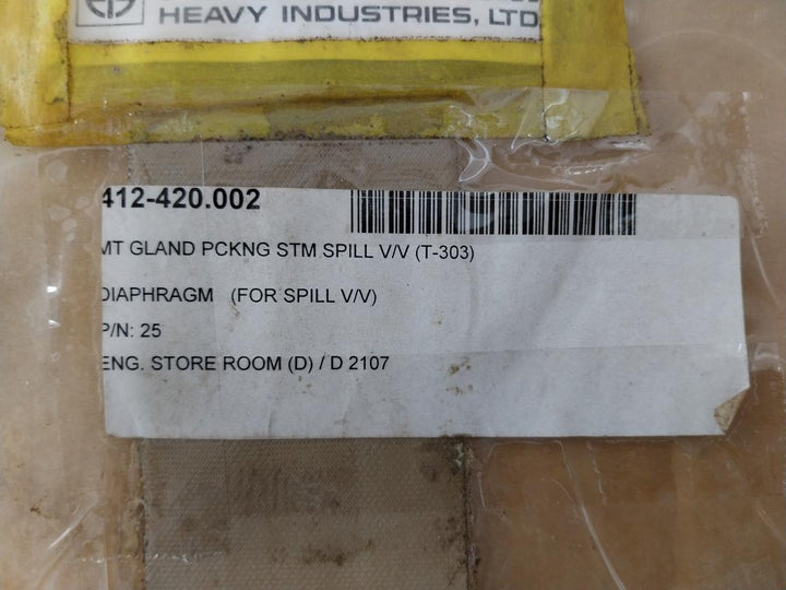 Nakakita Cr-1966-ny Diaphragm For Spill Valve Ts-227 25
