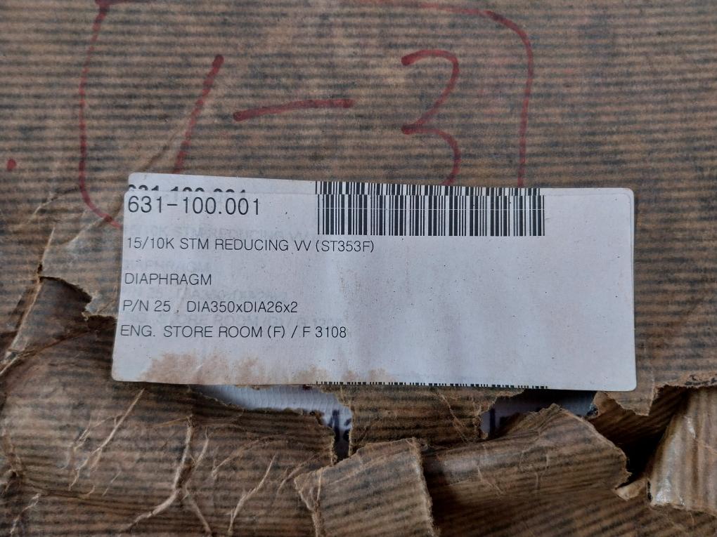Nakakita Dia350Xdia26X2 Diaphragm 25 631-100.001