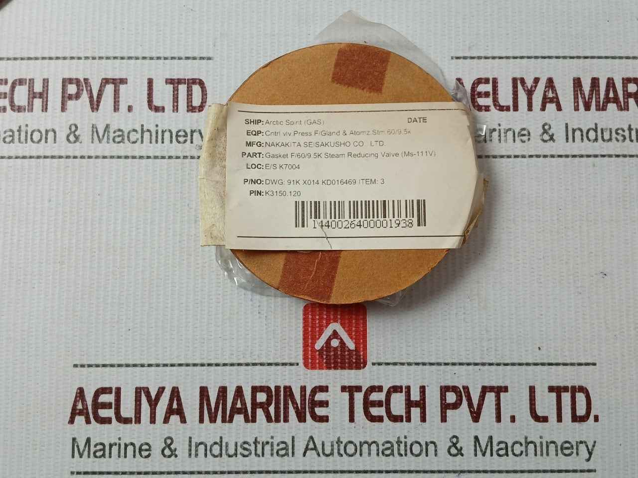 Nakakita K3150.130 Control Valve Gasket & Packing Kit 60k/9.5k Kd016469