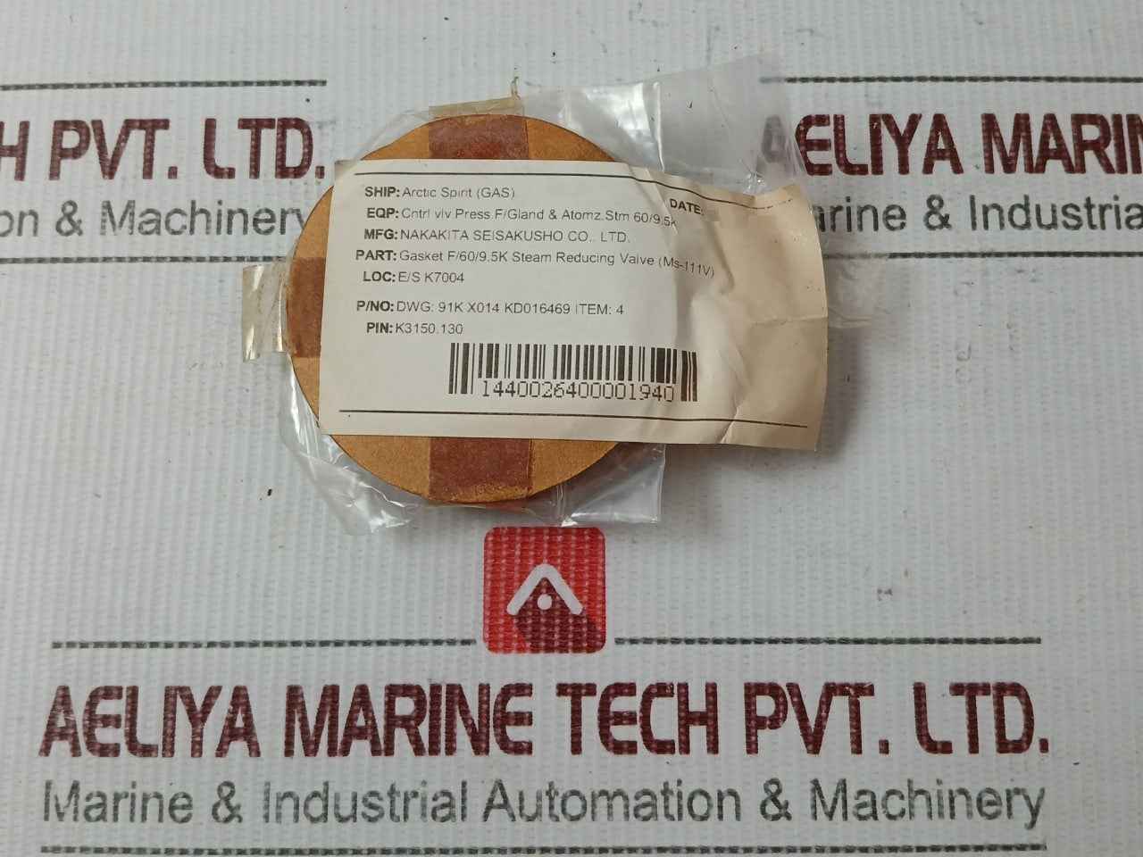 Nakakita K3150.130 Control Valve Gasket & Packing Kit 60k/9.5k Kd016469