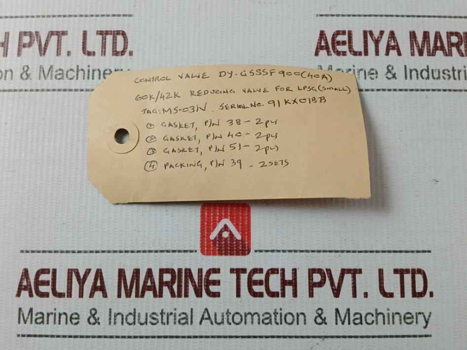 Nakakita K3180.130 Control Valve Gasket & Packing Steam Reducing Valve Kit