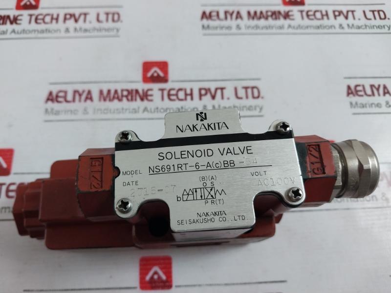 Nakakita Ns691Rt-6-a(C)Bb-54 Solenoid Valve 100Vac