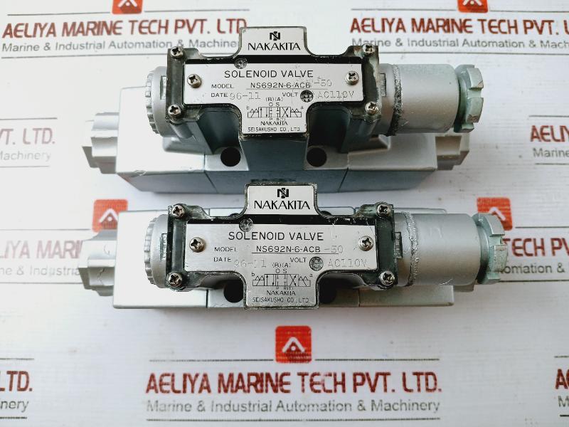 Nakakita Ns692N-6-acb-50 Solenoid Valve Ac110V 3Zt/32T Apb Ac 110S