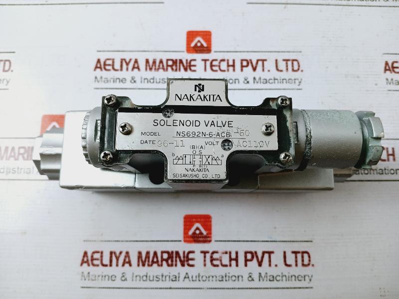 Nakakita Ns692N-6-acb-50 Solenoid Valve Ac110V 3Zt/32T Apb Ac 110S