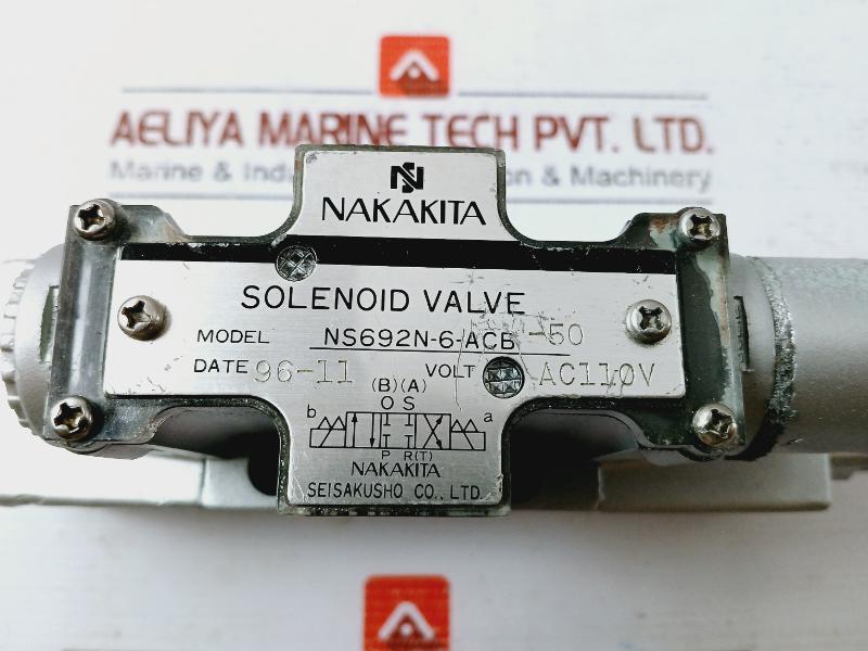 Nakakita Ns692N-6-acb-50 Solenoid Valve Ac110V 3Zt/32T Apb Ac 110S