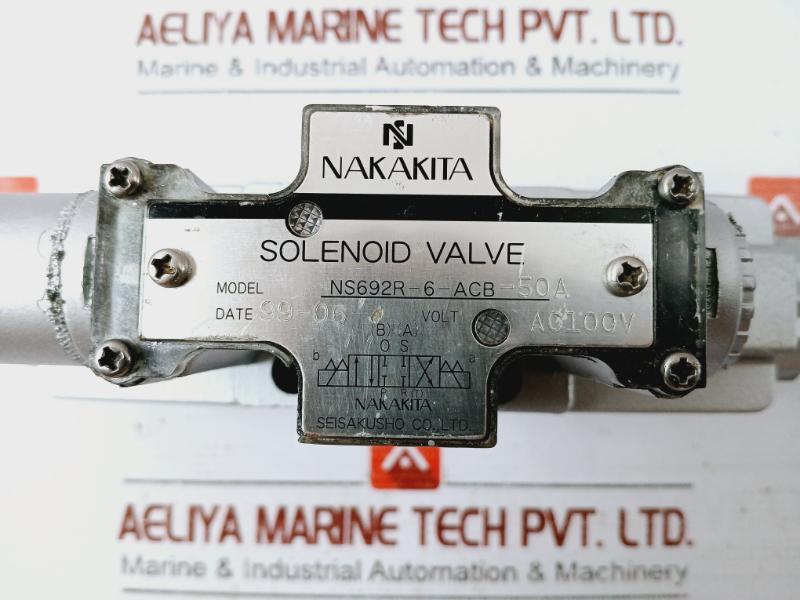 Nakakita Ns692R-6-acb-50A Solenoid Valve Ac100V A100