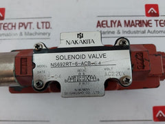 Nakakita Ns692Rt-6-acb-54 Solenoid Valve Ac220V G1/2 4K17