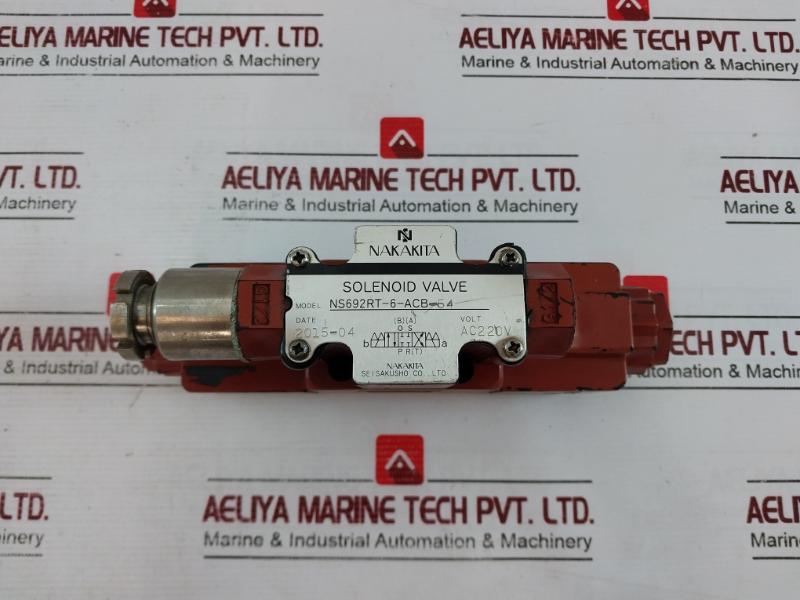 Nakakita Ns692Rt-6-acb-54 Solenoid Valve Ac220V G1/2 4K17