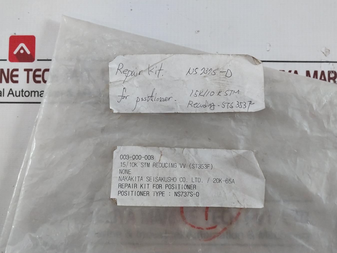 Nakakita Ns737S-d Positioner Repair Kit For Pilot Valve Diaphragm O-rings Seal