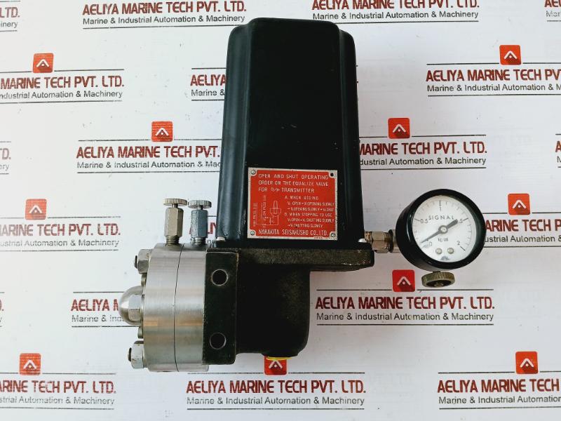 Nakakita Ns778Bn D/P Transmitter 0-2 Kg/Cm2, 0-2.46Kg/Cm2 Air Supply 1.4 Kg/Cm2