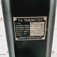 Nakakita Ns778Bn D/P Transmitter 0-2 Kg/Cm2, 0-2.46Kg/Cm2 Air Supply 1.4 Kg/Cm2