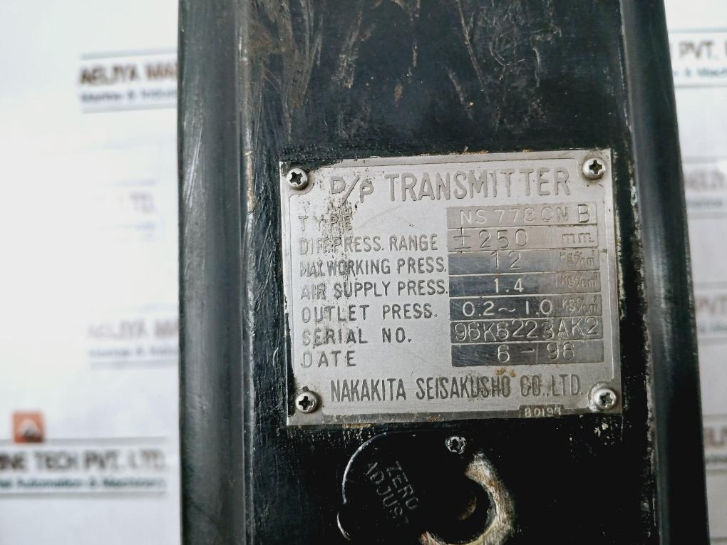 Nakakita Ns 778 Cn B Pressure Transmitter