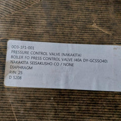 Nakakita Ny-1966-cr Diaphragm For Pressure Control Valve 40A 0O3-1F1-001