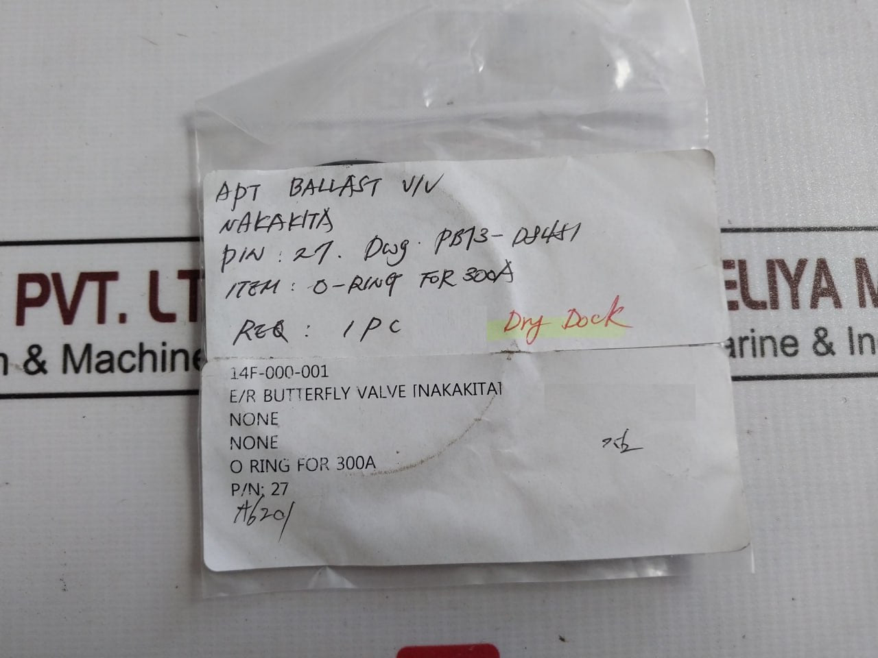 Nakakita Packing For Butterfly Valve Gasket O Rings Thrust Plate Bushing Kit