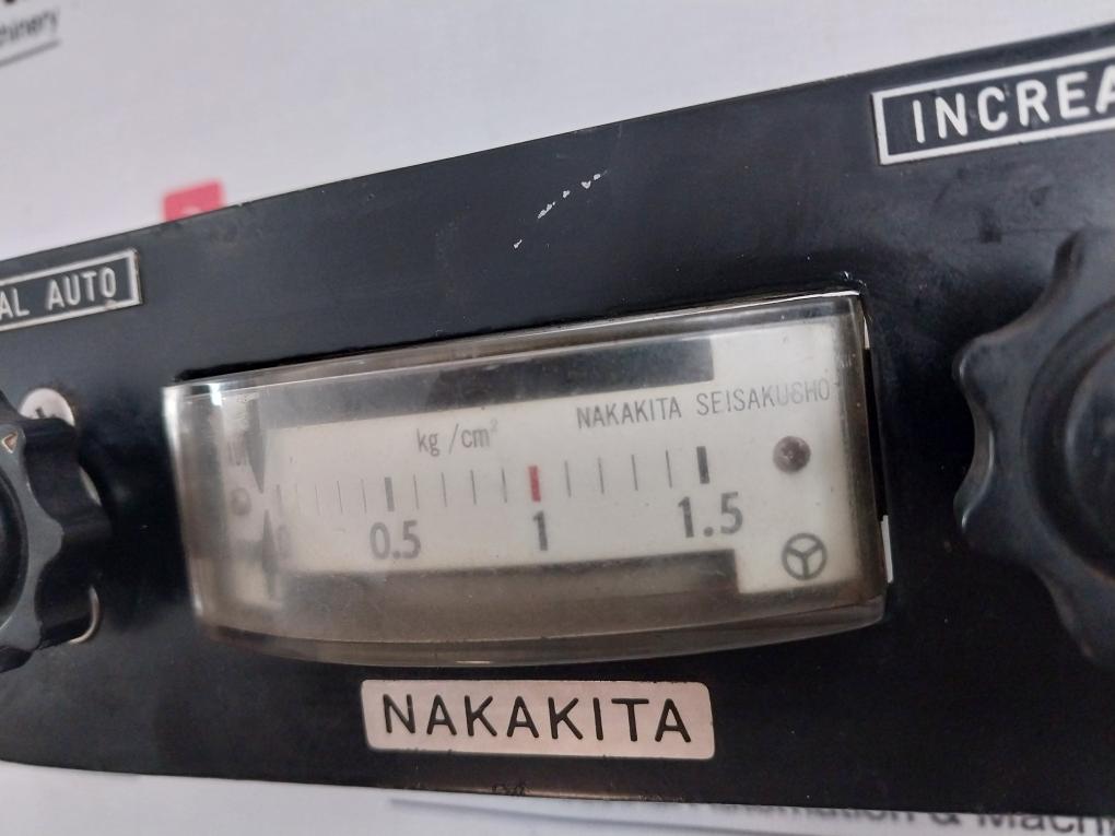 Nakakita Seisakusho 0 To 1.5 Kg/Cm2 Pressure Controller D0327