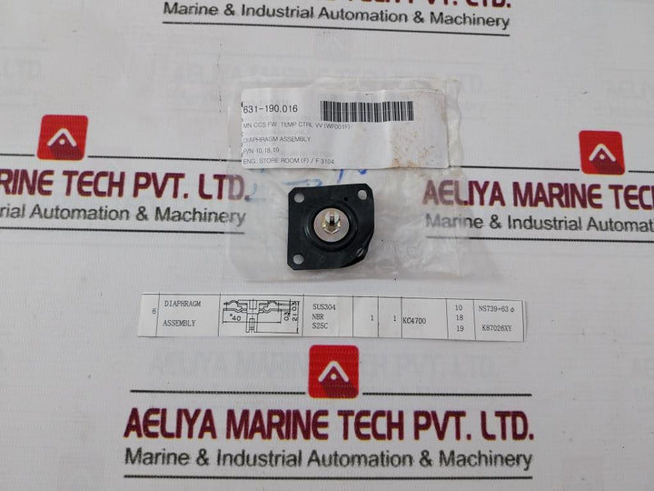 Nakakita Seisakusho 12 Diaphragm Assembly Kit Akmq0102Axe Ns770C