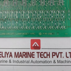 204A Alarm Circuit(Lamp Reset Type) Board Nakakita Seisakusho