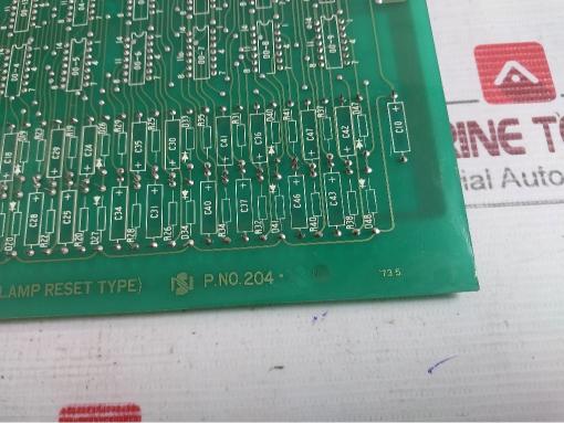 Nakakita Seisakusho 204 Alarm Circuit Lamp Reset Type Pcb Card