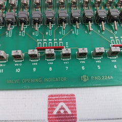 Nakakita Seisakusho 224A Valve Opening Indicator Printed Circuit Board