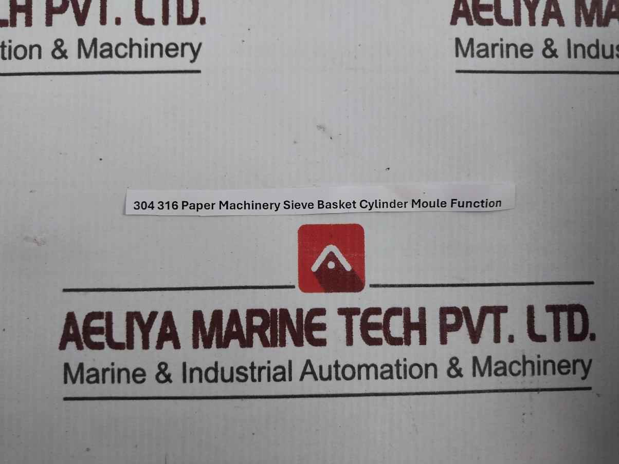 Nakakita Seisakusho 304 316 Paper Machinery Sieve Basket Cylinder Moule