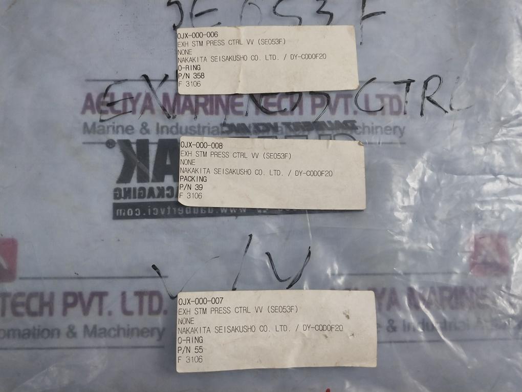 Nakakita Seisakusho 358 O-ring And Packing Kit 0Jx-000-006