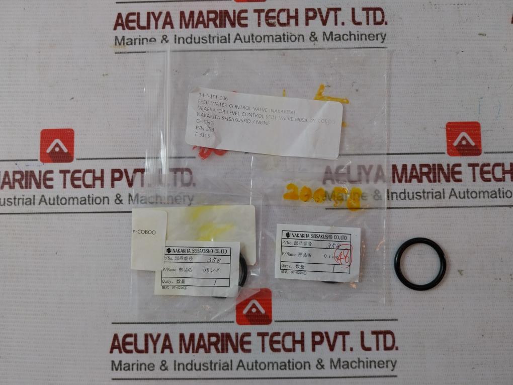 Nakakita Seisakusho 40 O-ring Kit 14H-1Ft-008 Feed Water Control Valve Gasket