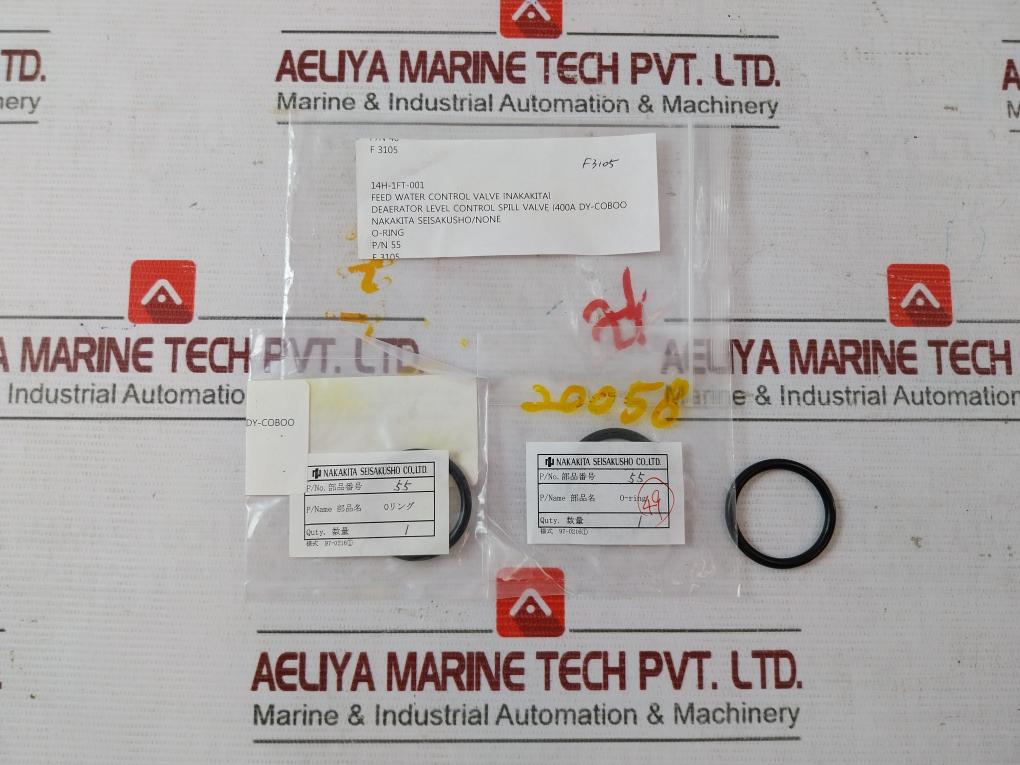Nakakita Seisakusho 40 O-ring Kit 14H-1Ft-008 Feed Water Control Valve Gasket