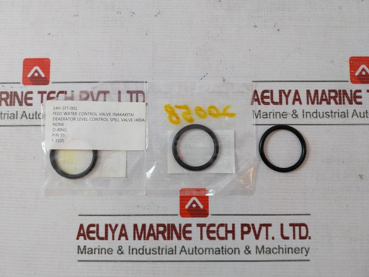 Nakakita Seisakusho 40 O-ring Kit 14H-1Ft-008 Feed Water Control Valve Gasket
