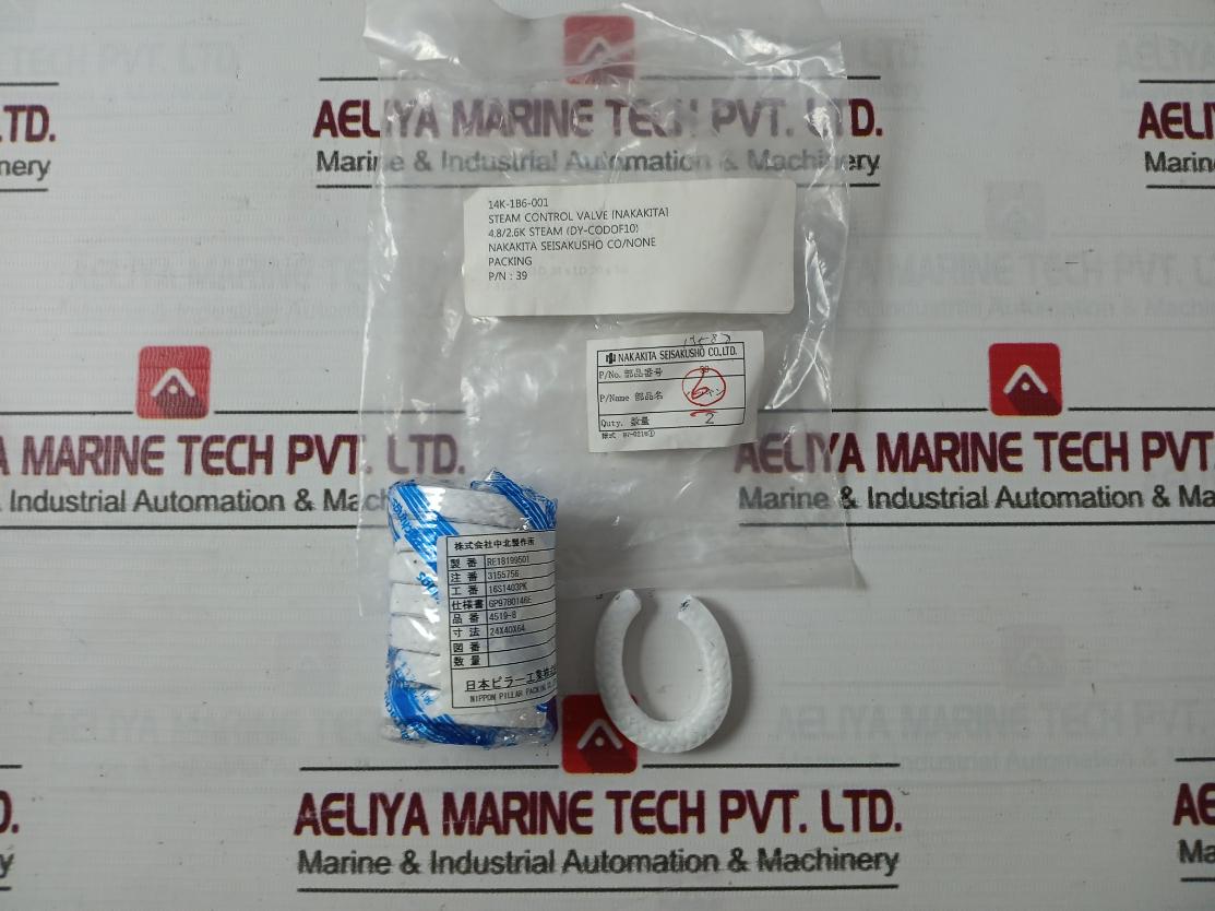 Nakakita Seisakusho 40 O-ring Packing Gasket Reducing Valve Kit 150-600Lb