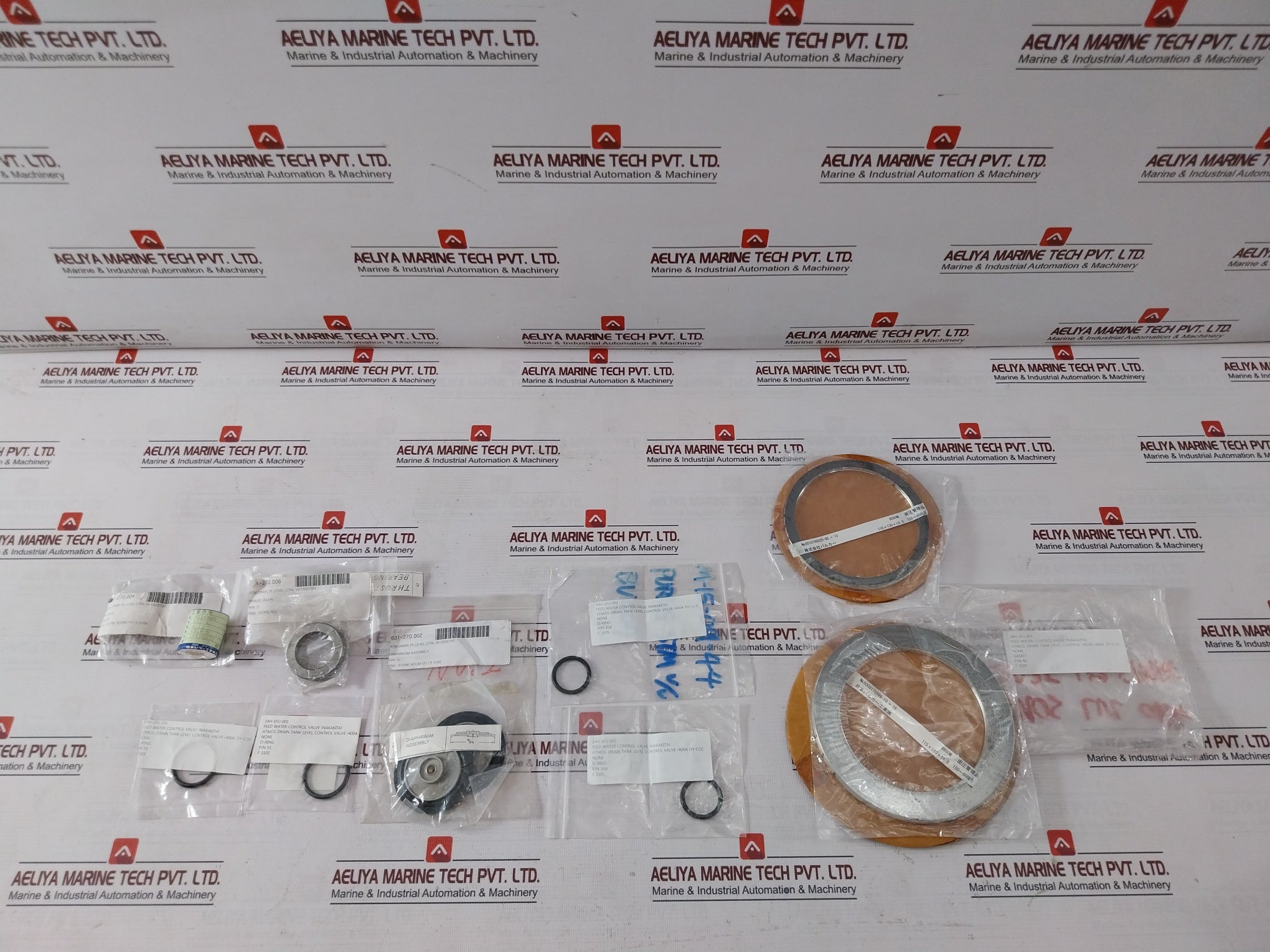 Nakakita Seisakusho 40 O Ring Packing Gasket Diaphragm Assembly Kit ...