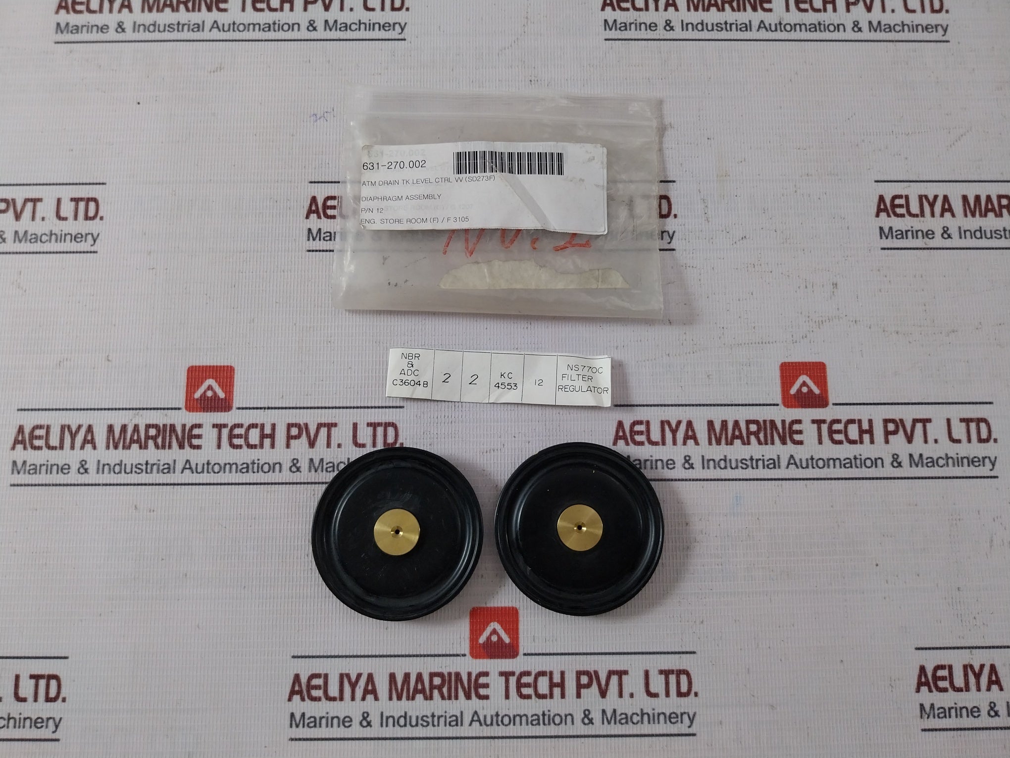 Nakakita Seisakusho 40 O Ring Packing Gasket Diaphragm Assembly Kit