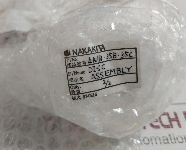Nakakita Seisakusho 4A/B-35B-35C Disc Assembly Sus630 Ns 255Fys