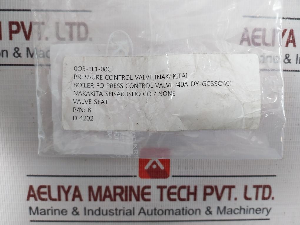 Nakakita Seisakusho 4Sx62 Pressure Control Valve 0O3-1F1-00C 40A Dy-gcsso40
